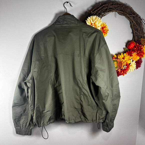 Prana Palisades Ripstop Womens Jacket MEDIUM in Rye Green UPF 50+ - Picture 3 of 12